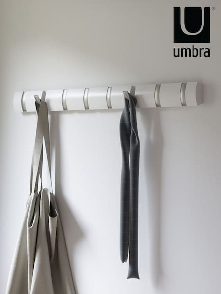 Umbra White Flip 8 Coat Hook (E60944) | £55