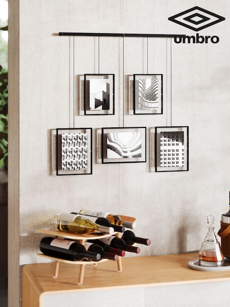 Umbra Black Exhibit 5 Opening Wall Hanging Photo Frame (E60946) | £65
