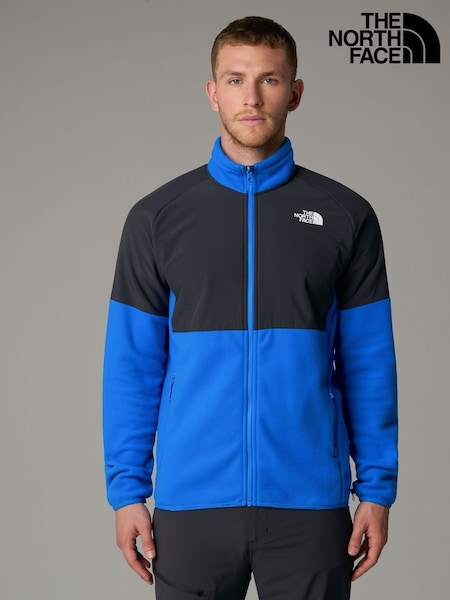 The North Face Blue Heavyweight Glacier Full Zip Fleece (E61063) | £95