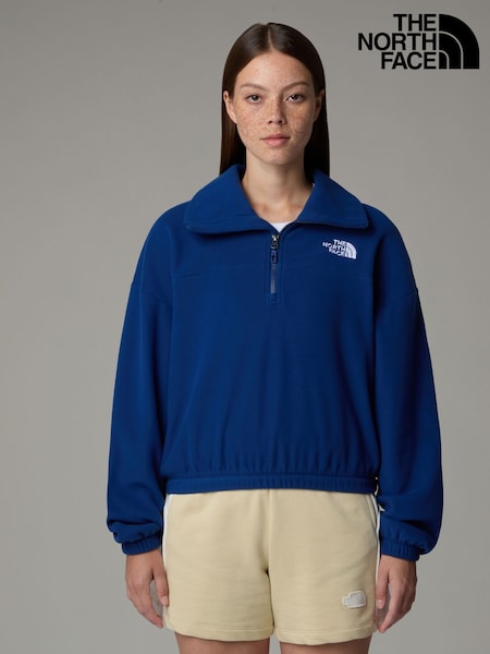 The North Face Blue Ground Womens Glacier Half Zip Fleece (E61066) | £70
