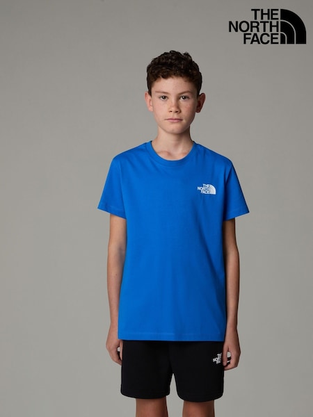 The North Face Blue Boys Box NSE T-Shirt (E61081) | £22