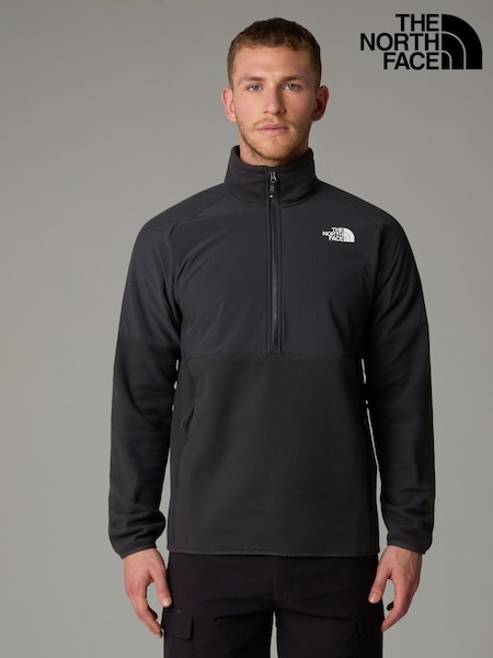 The North Face Grey Heavyweight Glacier 1/4Zip Fleece (E61097) | £90