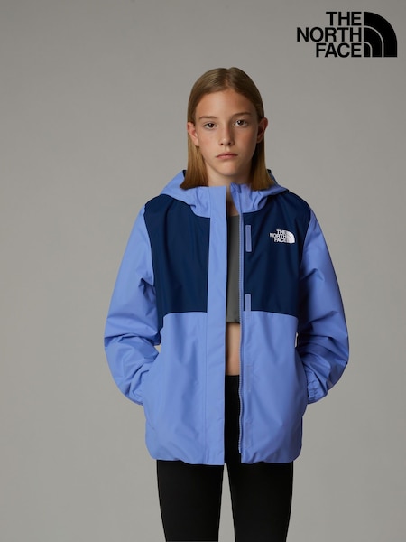 The North Face Blue Girls Waterproof Antora Rain Jacket (E61111) | £70
