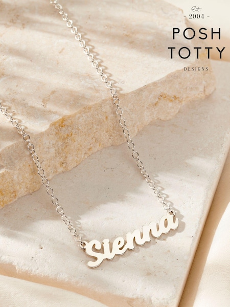 Personalised Name Necklace by Posh Totty Designs (E61429) | £85