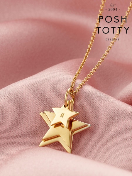 Personalised Family Star Necklace by Posh Totty Designs (E61444) | £95