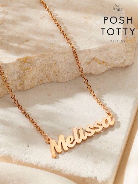 Personalised Name Necklace by Posh Totty Designs (E61452) | £95