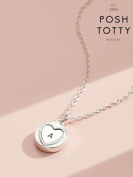Personalised Mini Sweetheart Necklace by Posh Totty Designs (E61459) | £39