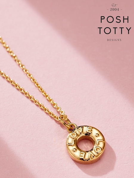 Personalised Charm Necklace By Posh Totty Designs (E61488) | £49