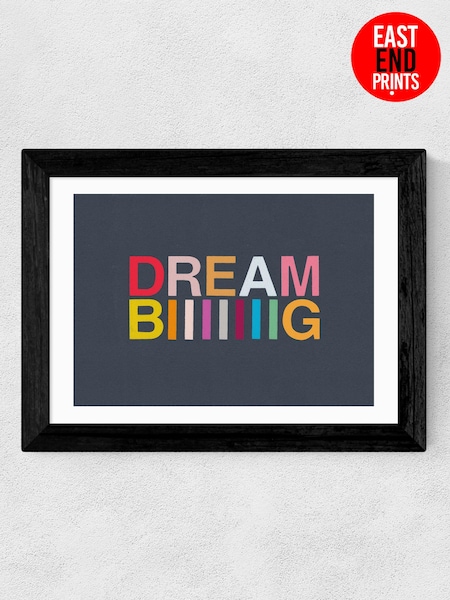 East End Prints Black Dream Biiiiiiig Framed Art Print (E61562) | £50 - £130