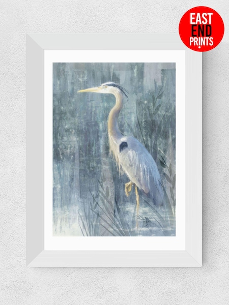 East End Prints White Glacier Heron VI Framed Art Print (E61588) | £50 - £130
