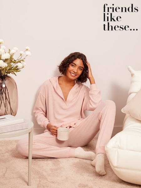 Friends Like These Pink Loungewear Cuffed Joggers (E61663) | £26