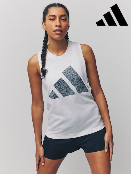 adidas White Winners Vest (E61719) | £23