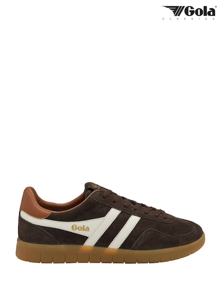 Brown - Regular Gola Atlas Lace-up Trainers