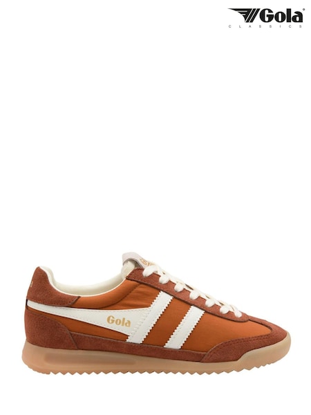 Orange - Gola Firefly Lace-up Trainers