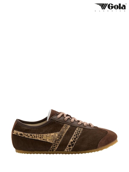 Brown - Gola Cleora Luxe Lace-up Trainers