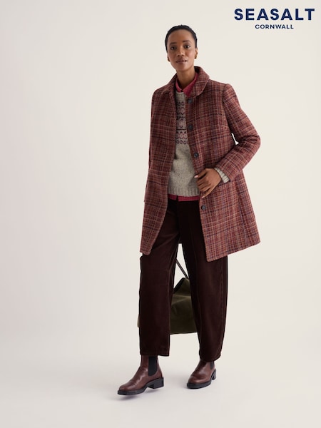 Blue - Seasalt Cornwall Wood Cabin Coat