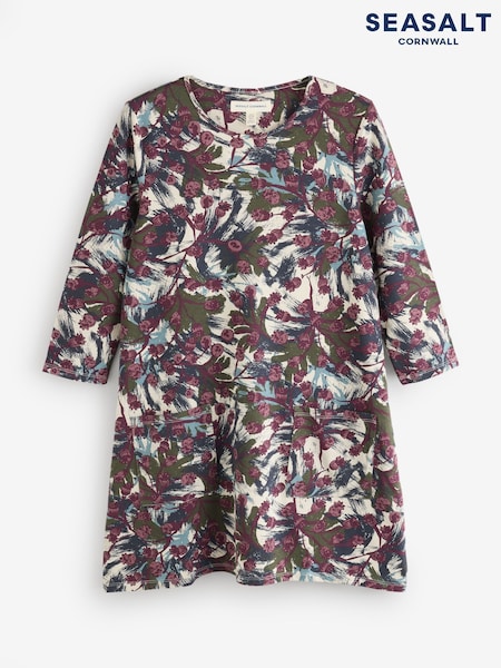 Blue - Seasalt Cornwall Killiow Floral Tunic