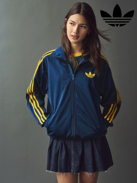 adidas Originals Blue Firebird Loose Tracktop (E62576) | £70
