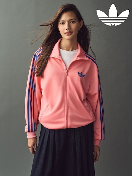 adidas Originals Pink Firebird Loose Tracktop (E62580) | £70