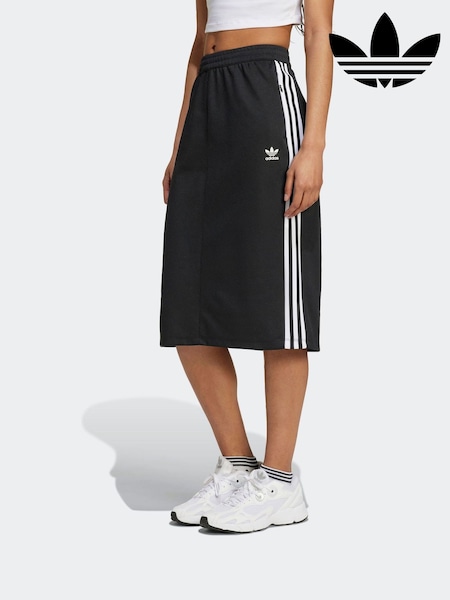 adidas Originals Black Beckenbauer Classic Midi Skirt (E62649) | £55