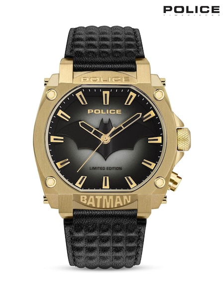 Black - Regular Police Gold Forever Batman Watch