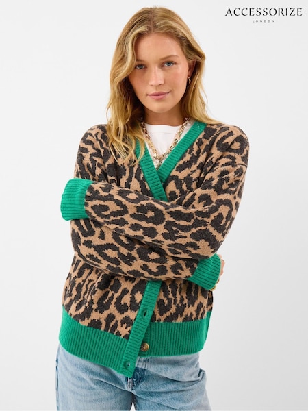 Animal - Accessorize Leopard Print Cardigan