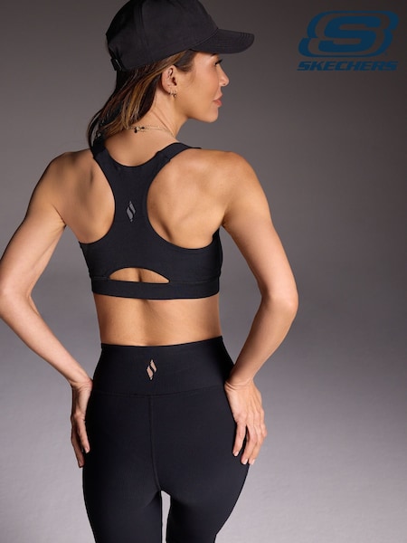 Skechers Black Goflex Joy Zip Front Bra (E63213) | £39