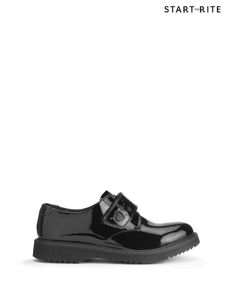 Start-Rite Elevate Patent Leather Closed in School Black Shoes (E63367) | £56