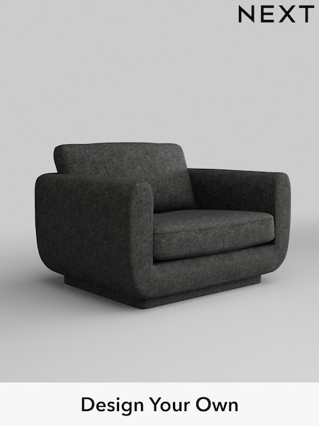 Boucle Weave Easy Clean/Charcoal Grey N. Premium Pia (E63409) | £1,025