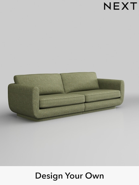 Chunky Boucle Easy Clean/Mid Green N. Premium Pia (E63428) | £1,625