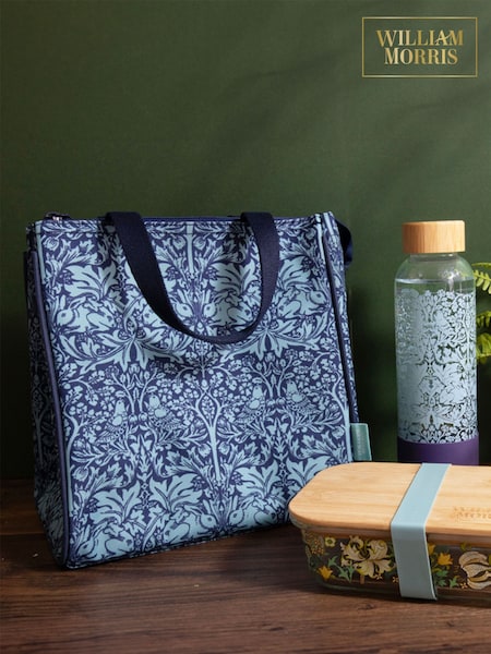 William Morris Blue Brother Rabbit Lunch Bag (E63618) | £26