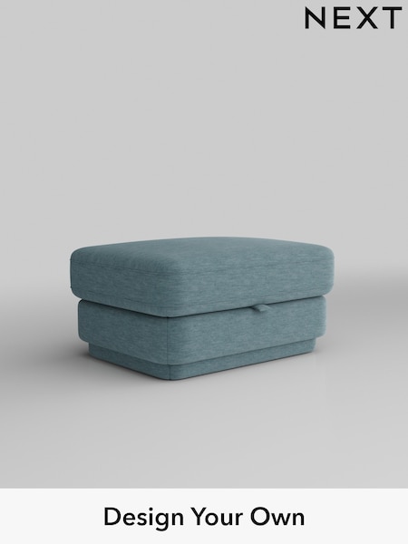 Fine Chenille Easy Clean/Mid Blue N. Premium Pia (E63634) | £675