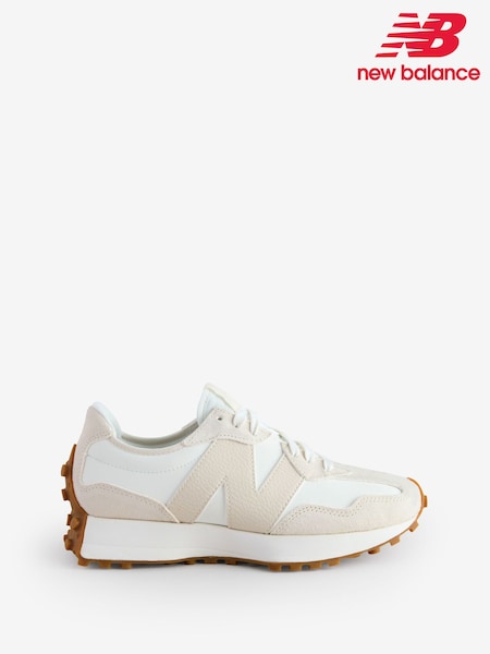 New Balance White Ecru Womens 327 Trainers (E63643) | £100