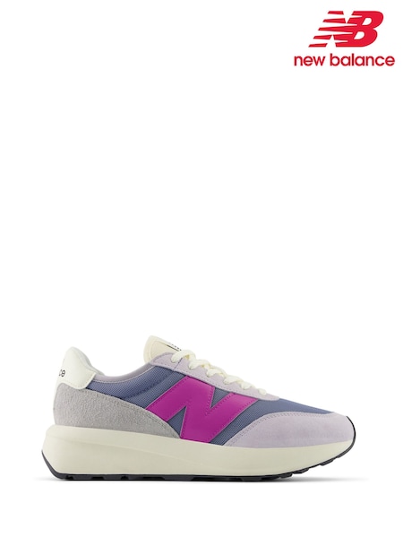 New Balance Grey/Yellow Womens 370 Trainers (E63672) | £100