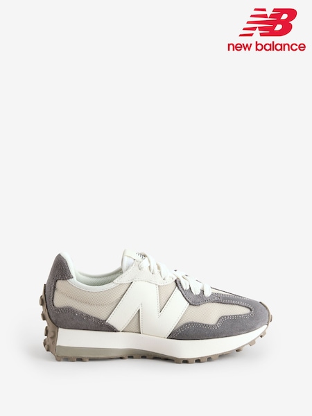 New Balance Light Grey Womens 327 Trainers (E63711) | £100