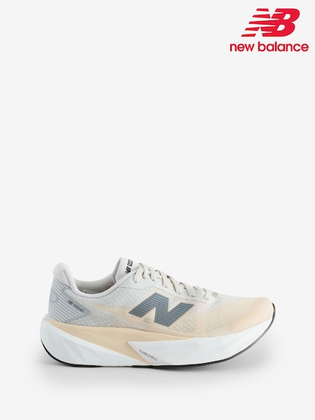 New Balance Light Grey Womens Fuelcell Rebel V5 Trainers (E63729) | £140