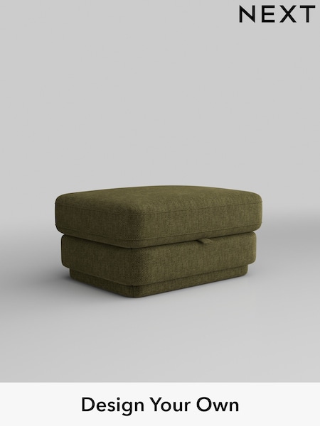 Luxe Chenille Weave/Dark Moss Green N. Premium Pia (E63813) | £775