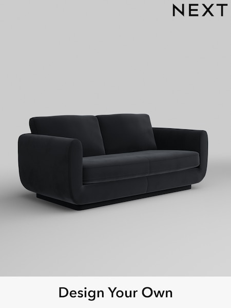 Plush Velvet Easy Clean/Charcoal Grey N. Premium Pia (E63859) | £1,425
