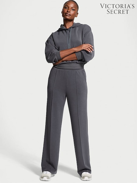 Victoria's Secret Grey Wide Leg Featherweight Knit Joggers (E64064) | £69