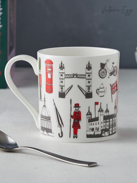 Victoria Eggs Red and Charcoal Big Smoke Mugs 2 Pack (E64653) | £50