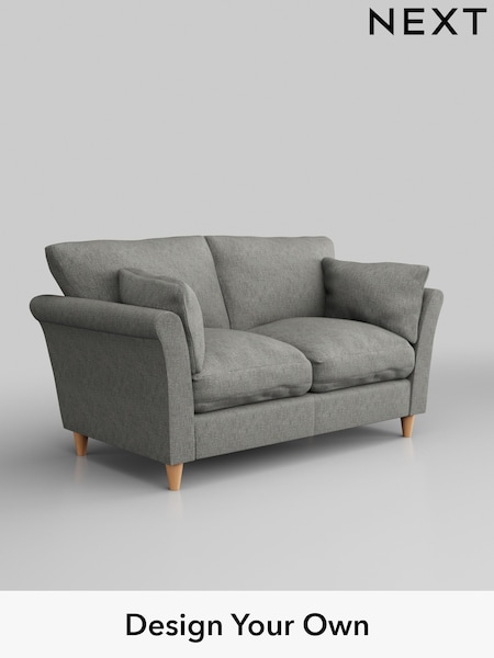 Boucle Weave Easy Clean/Dark Grey Hartley Relaxed Sit (E64717) | £975