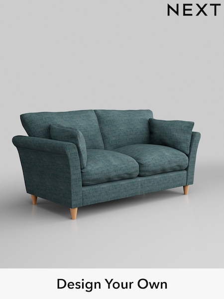 Boucle Weave Easy Clean/Dark Teal Green Hartley Relaxed Sit (E64719) | £1,075