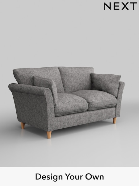 Chunky Boucle Easy Clean/Light Grey Hartley Relaxed Sit (E64727) | £1,075