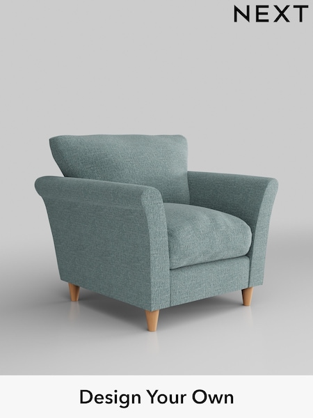 Chunky Chenille/Light Teal Green Hartley Relaxed Sit (E64733) | £825