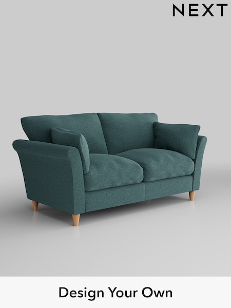 Chunky Chenille/Mid Teal Green Hartley Relaxed Sit (E64734) | £1,175