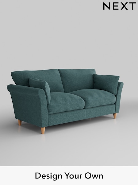Chunky Chenille/Mid Teal Green Hartley Relaxed Sit (E64734) | £1,275