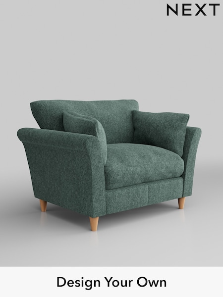 Cotswold Chenille/Mid Slate Teal Green Hartley Relaxed Sit (E64756) | £925