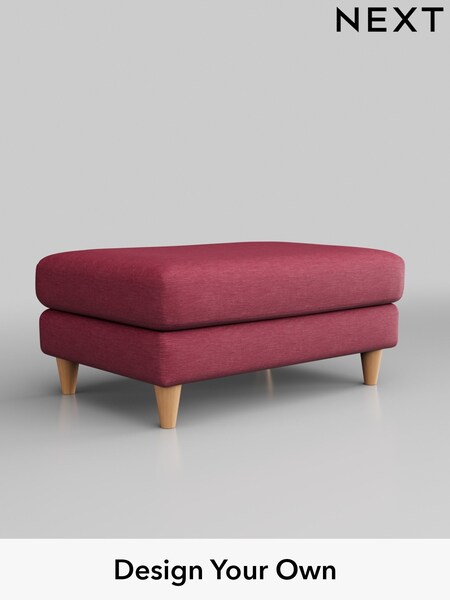 Fine Chenille Easy Clean/Mid Raspberry Pink Hartley Relaxed Sit (E64864) | £425