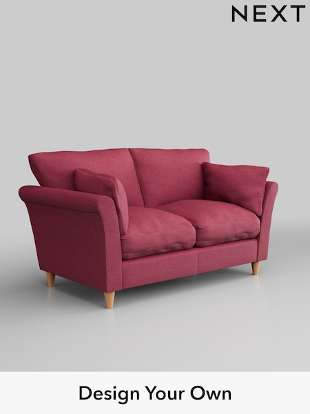 Fine Chenille Easy Clean/Mid Raspberry Pink Hartley Relaxed Sit (E64864) | £1,075