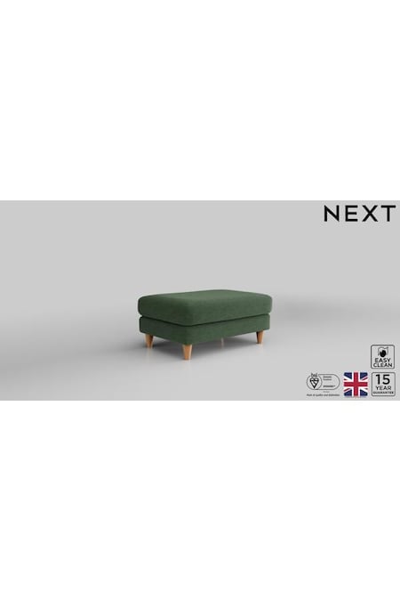 Fine Chenille Easy Clean/Mid Khaki Green Hartley Relaxed Sit (E64869) | £425